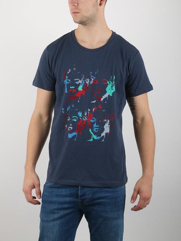 Tričko Pepe Jeans RAINBOWS Modrá