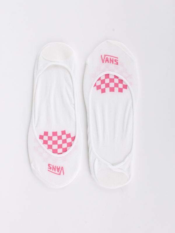 Ponožky Vans Wm Girly No Show 7-1 White-Wild Orch Bílá