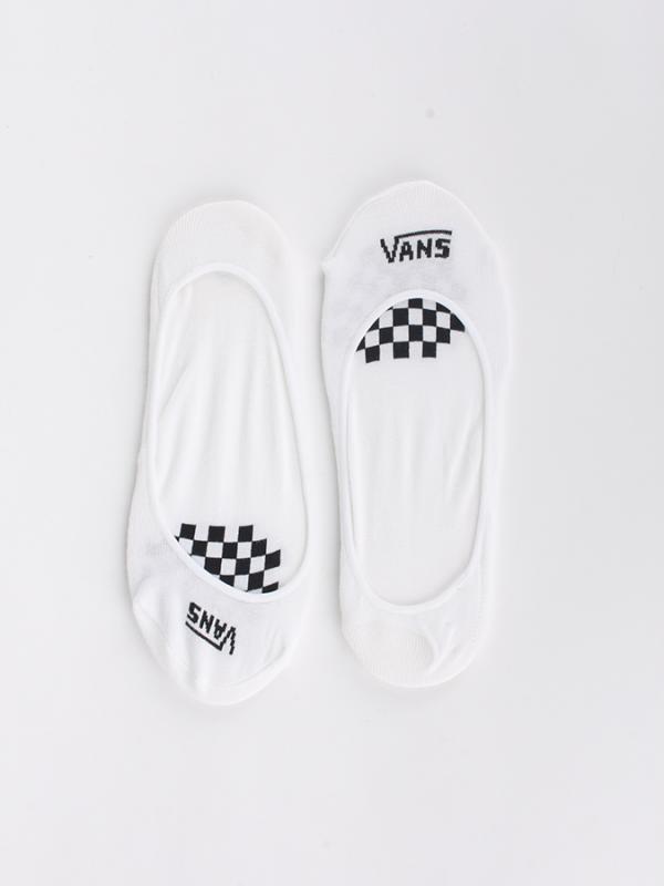 Ponožky Vans Wm Girly No Show 7-1 White-Black Bílá