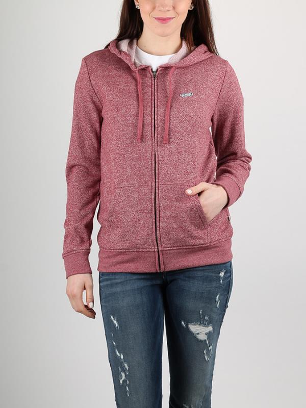 Mikina Vans WM CLASSIFIED II ZIP TIBETAN RED Červená