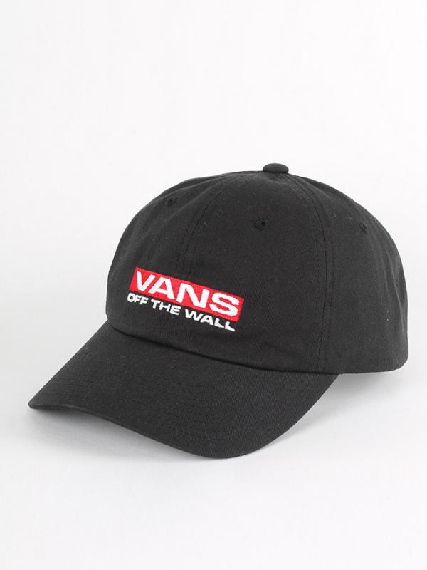 Kšiltovka Vans MN BLOCK CURVED BILL Black Černá