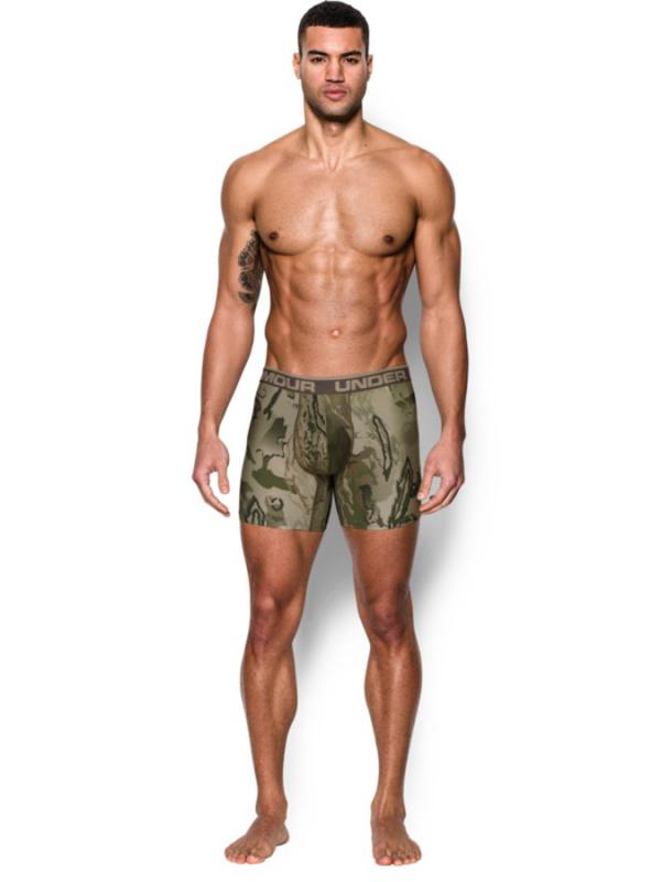 Boxerky Under Armour Camo BoxerJock 2.0 - 6in Barevná