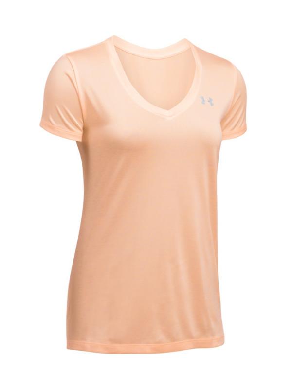 Tričko Under Armour Tech SSV - Twist Stříbrná