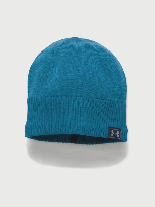 Čepice Under Armour Men's Reactor Knit Beanie Modrá