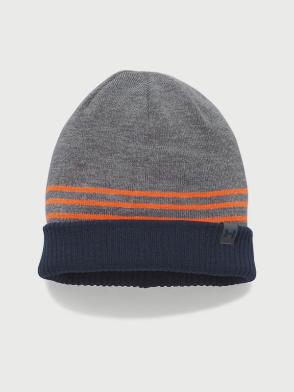 Čepice Under Armour Men's 4-In-1 Beanie 2.0 Šedá