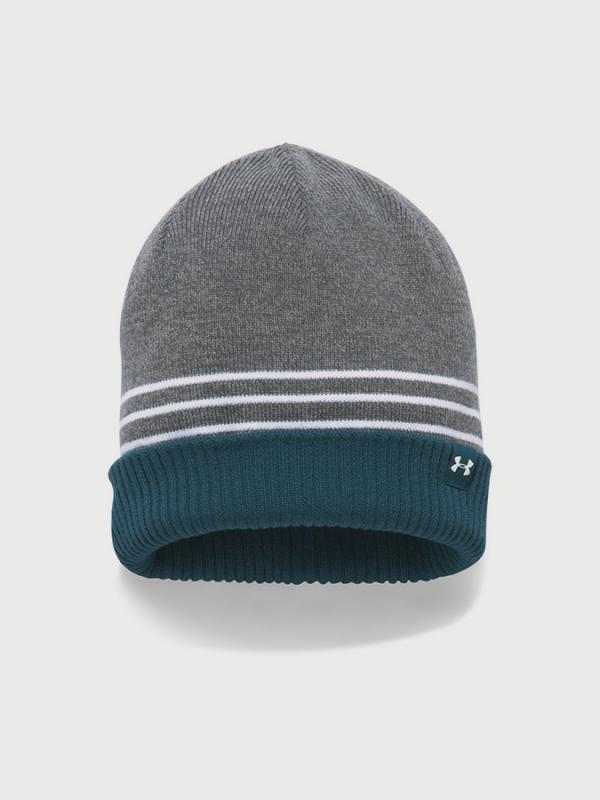 Čepice Under Armour Men's 4-In-1 Beanie 2.0 Šedá