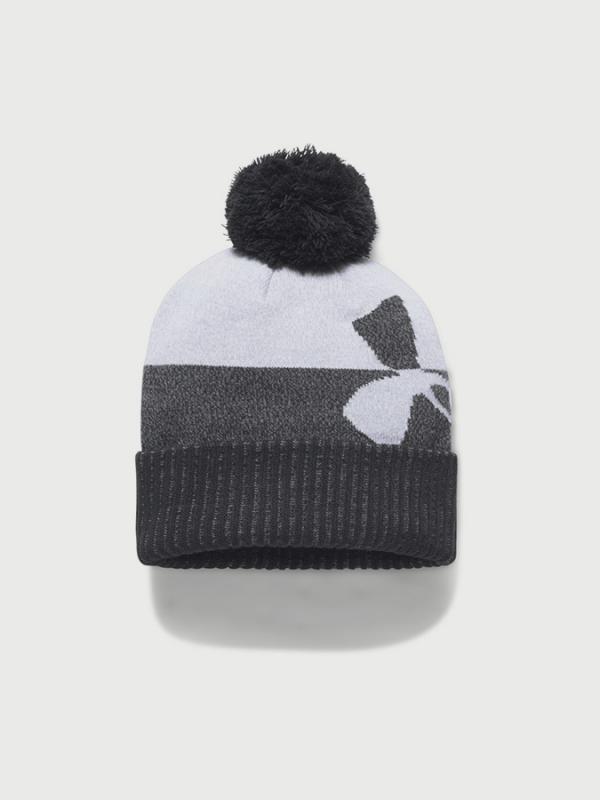 Čepice Under Armour Boy's Pom Beanie Upd Černá