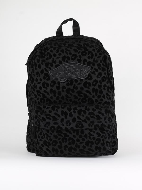 Batoh Vans WM REALM BACKPACK black leopar Černá