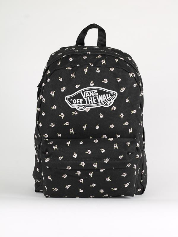 Batoh Vans WM REALM BACKPACK FALL FLORAL Černá