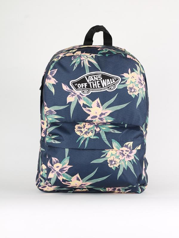 Batoh Vans WM REALM BACKPACK FALL TROPICS Modrá