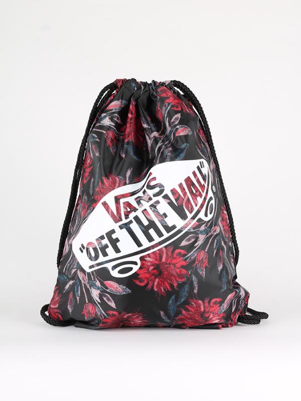 Sáček Vans WM BENCHED BAG BLACK DAHLIA Barevná