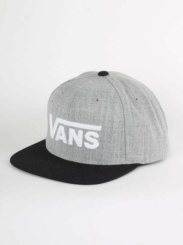 Kšiltovka Vans MN DROP V II SNAPBAC Heather Grey Šedá