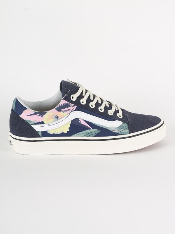 Boty Vans UA OLD SKOOL (VINTAGE FLO) Modrá