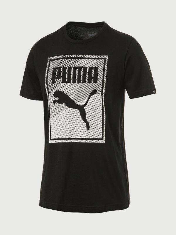 Tričko Puma Brand Box Logo Tee Cotton Black Černá