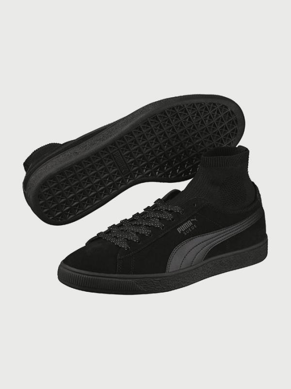 Boty Puma Suede Classic Sock Black- Černá