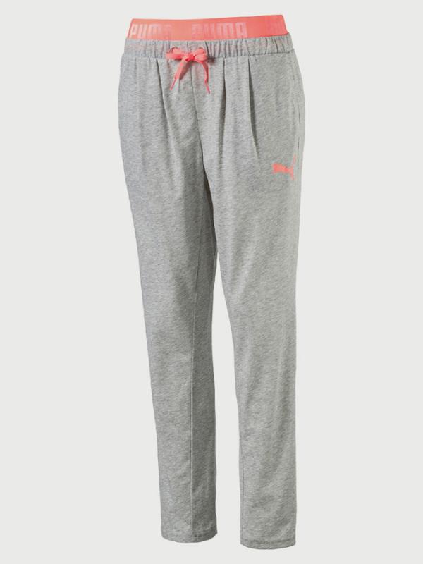 Tepláky Puma Active Ess Bd Drapey Pants Lig Šedá