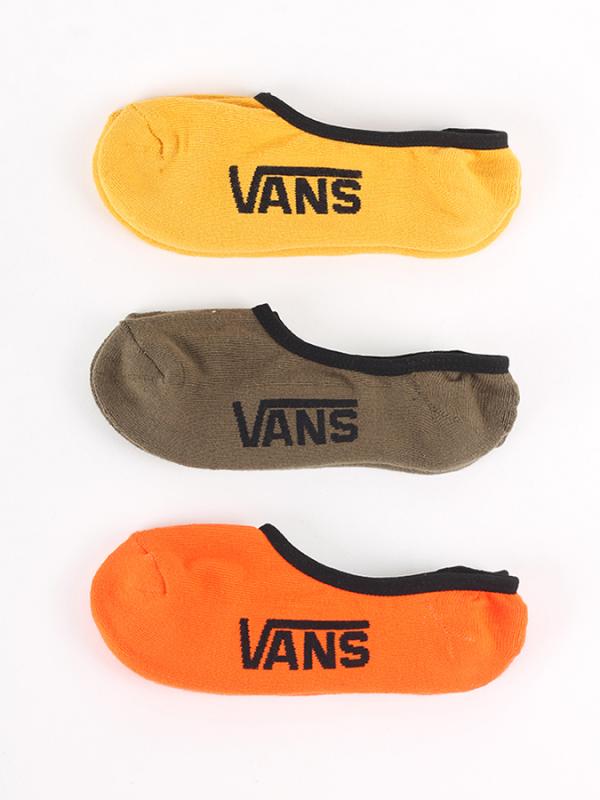 Ponožky Vans MN CLASSIC SUPER NO MINERAL YELL 3 Pack Barevná