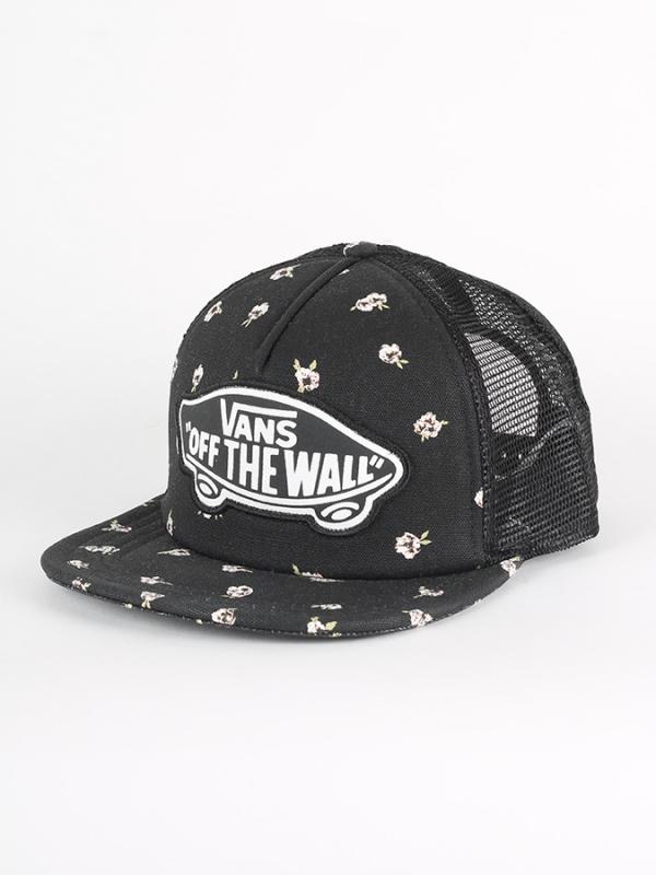 Kšiltovka Vans WM BEACH GIRL TRUCKE FALL FLORAL Černá