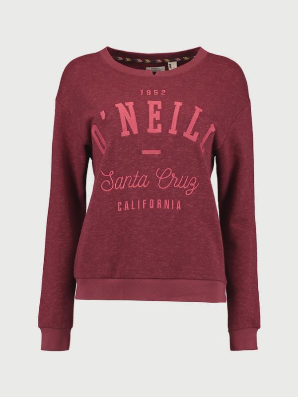 Mikina O´Neill LW Easy Crew Sweatshirt Červená