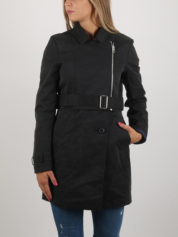 Kabát Superdry SCANDIC TRENCH Černá