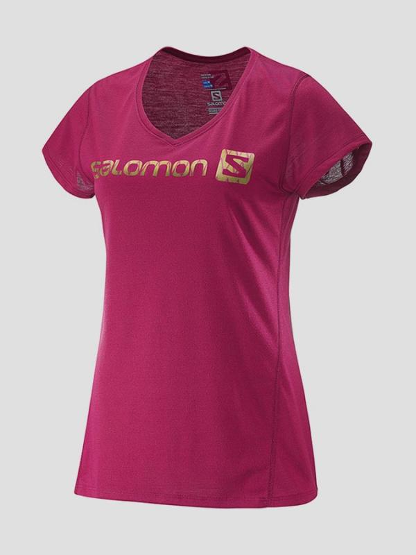 Tričko Salomon ELEVATE SS TECH TEE W Gaura Pink Růžová