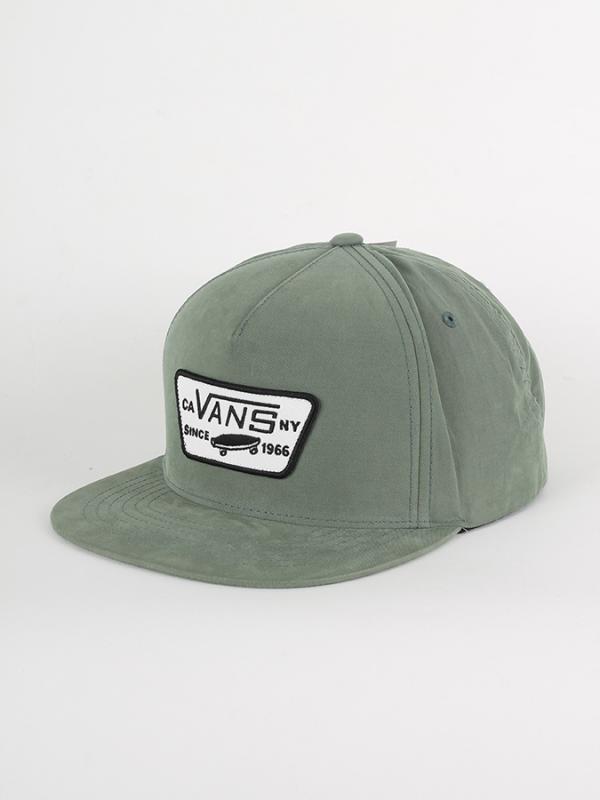 Kšiltovka Vans MN FULL PATCH SNAPBA LAUREL WREATH Šedá