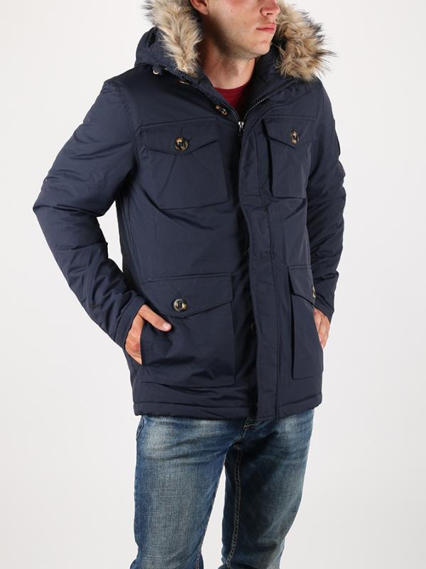 Bunda Superdry MILITARY EVEREST PARKA Modrá