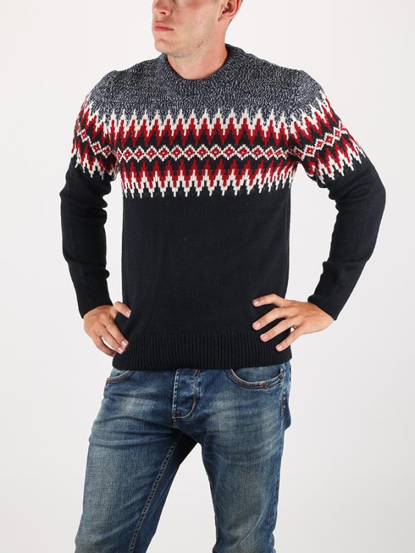 Svetr Superdry DIAMOND PLACEMENT CREW Barevná