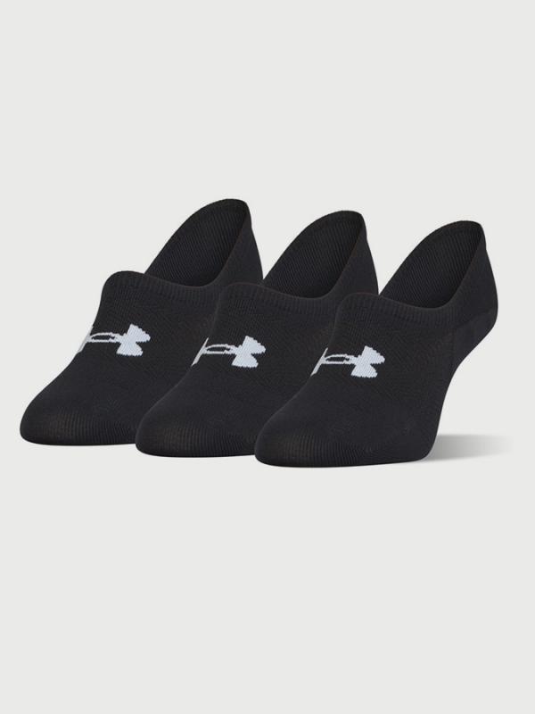 Ponožky Under Armour Essential Ultra Low Liner 3 Pack Černá