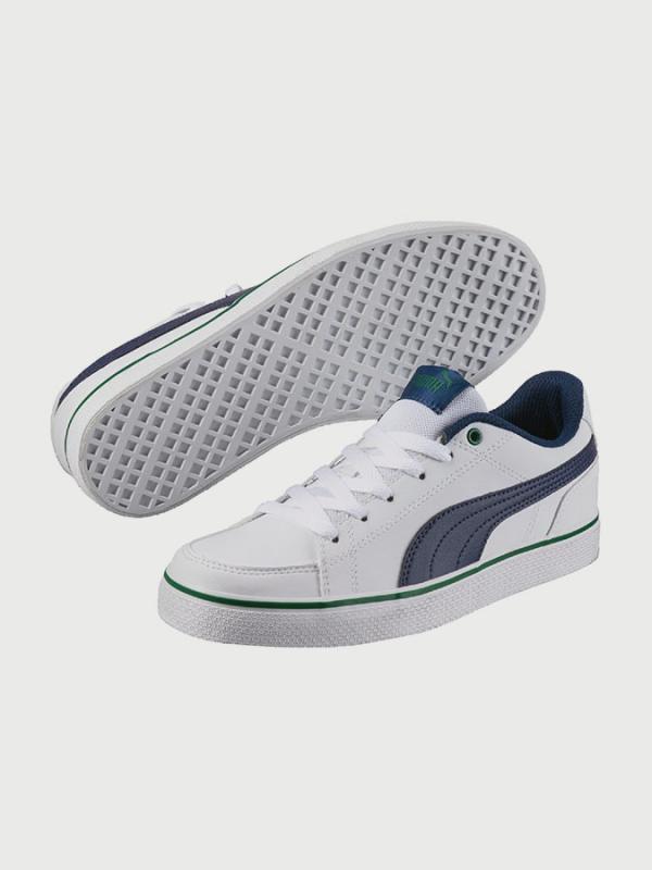 Boty Puma Court Point Vulc v2 Jr Bílá