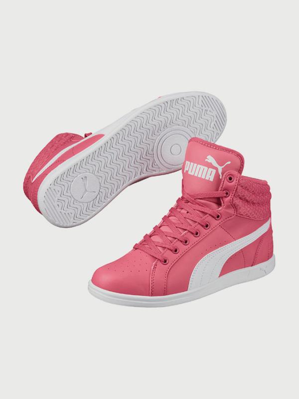 Boty Puma Ikaz Mid v2 Jr Bílá
