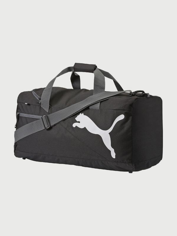 Taška Puma Fundamentals Sports Bag M Black Černá