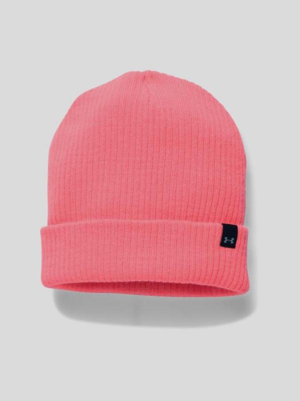 Čepice Under Armour Coldgear Boyfriend Cuff Beanie Růžová