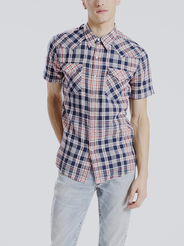 Košile LEVI'S S/S BARSTOW WESTERN SHIRT UDU Barevná