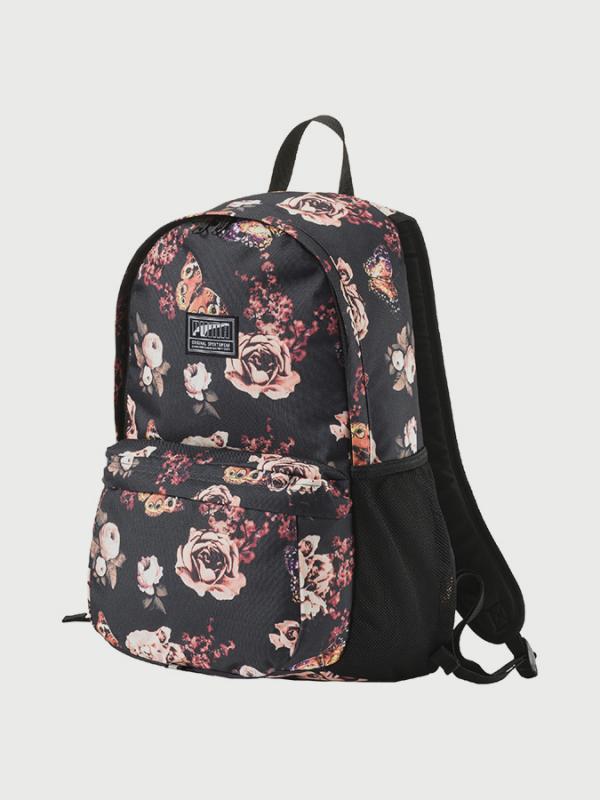 Batoh Puma  Academy Backpack Black-Flower Barevná