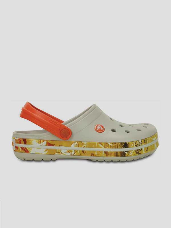 Sandály Crocs Crocband Tropical II Clog Pwh Bílá