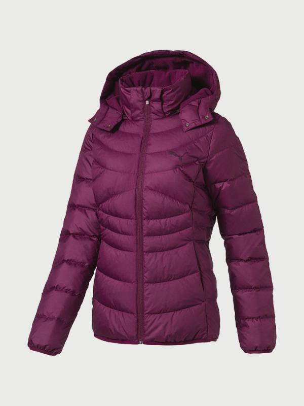 Bunda Puma Ess 400 Hooded Down Jacket W Fialová