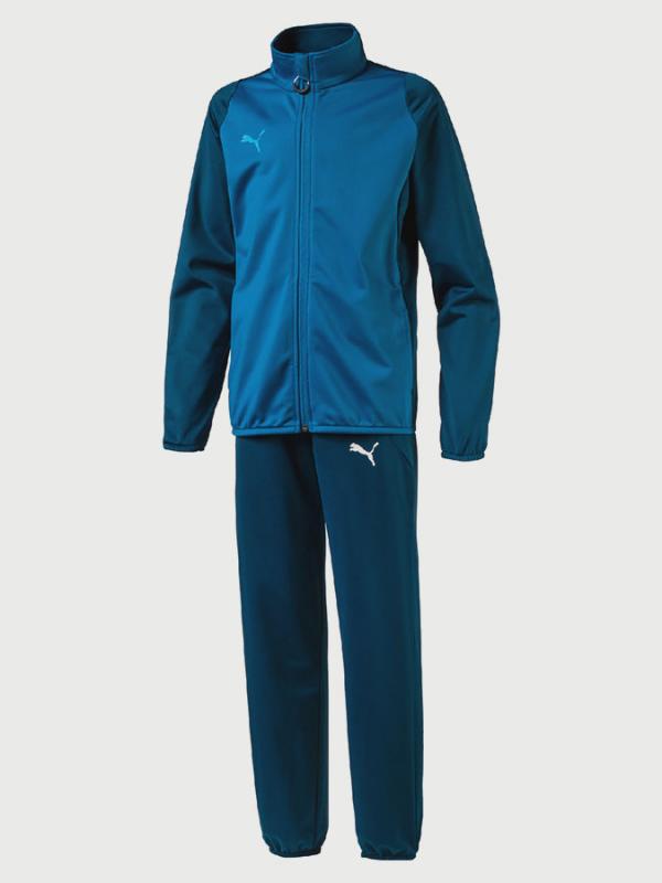 Souprava Puma ftblTRG Poly Tracksuit Jr Modrá