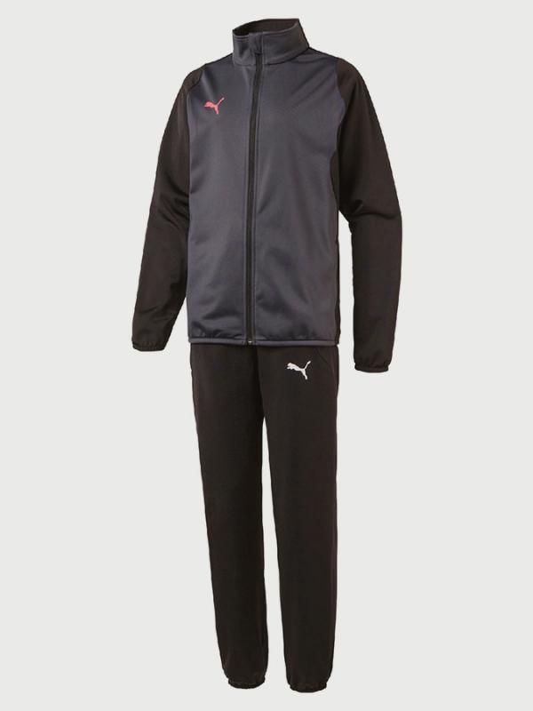 Souprava Puma ftblTRG Poly Tracksuit Jr Černá