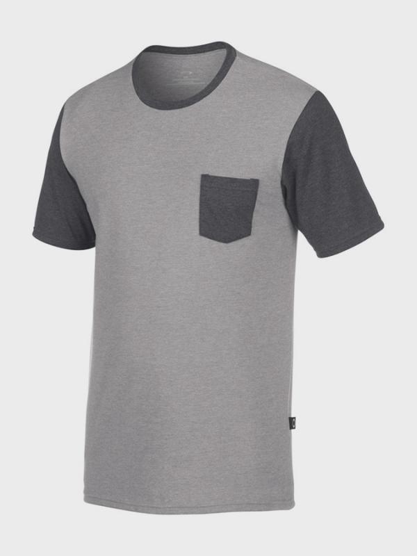 Tričko Oakley 50/50 Solid Pkt Athletic Heather Grey Šedá