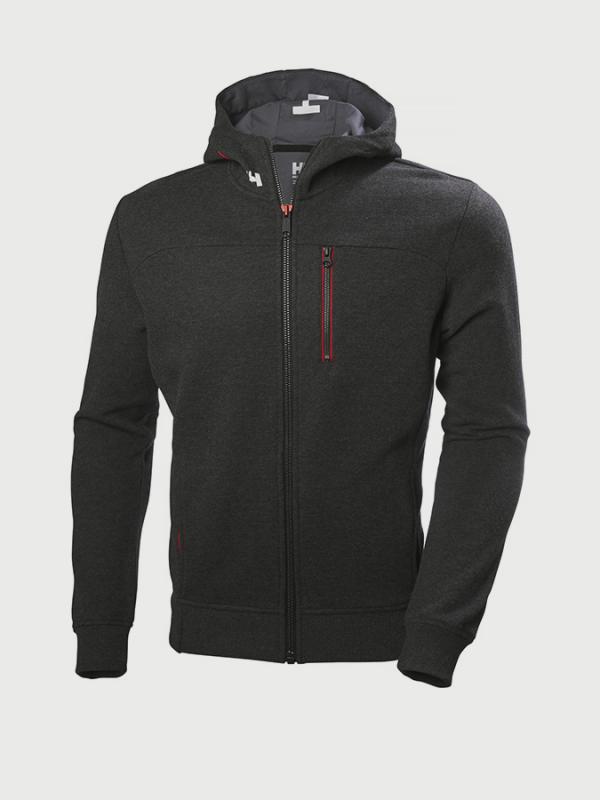 Mikina Helly Hansen Crew Fz Hoodie Černá