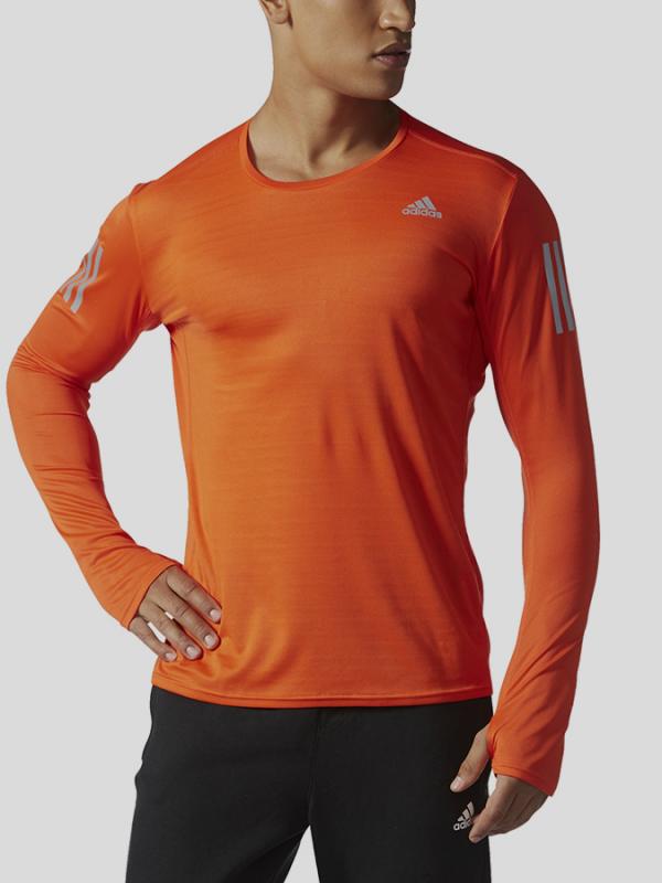 Tričko adidas Performance RS LS TEE M Oranžová