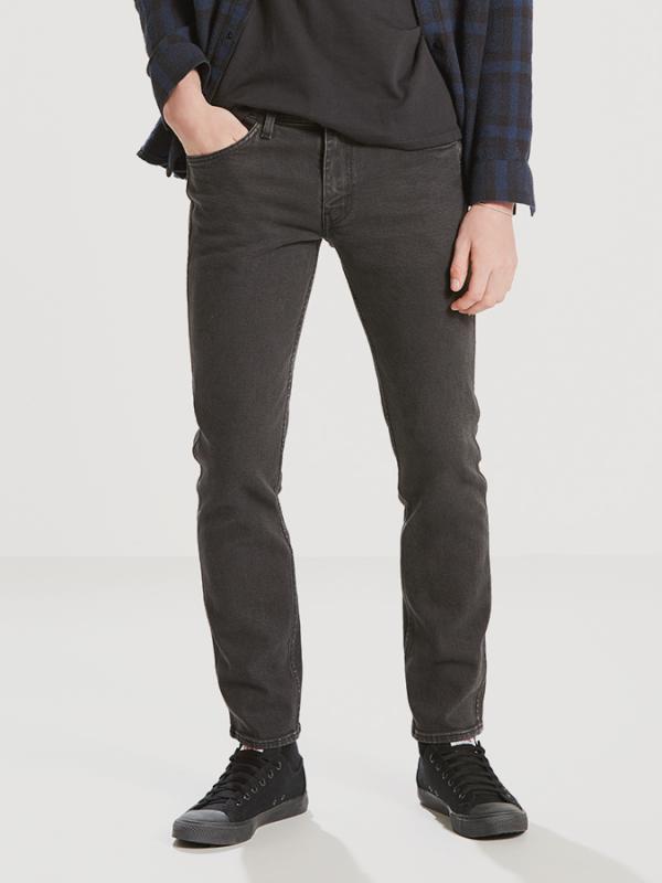 Džíny LEVI'S L8 Slim Straight Associate Stretch L8 Černá