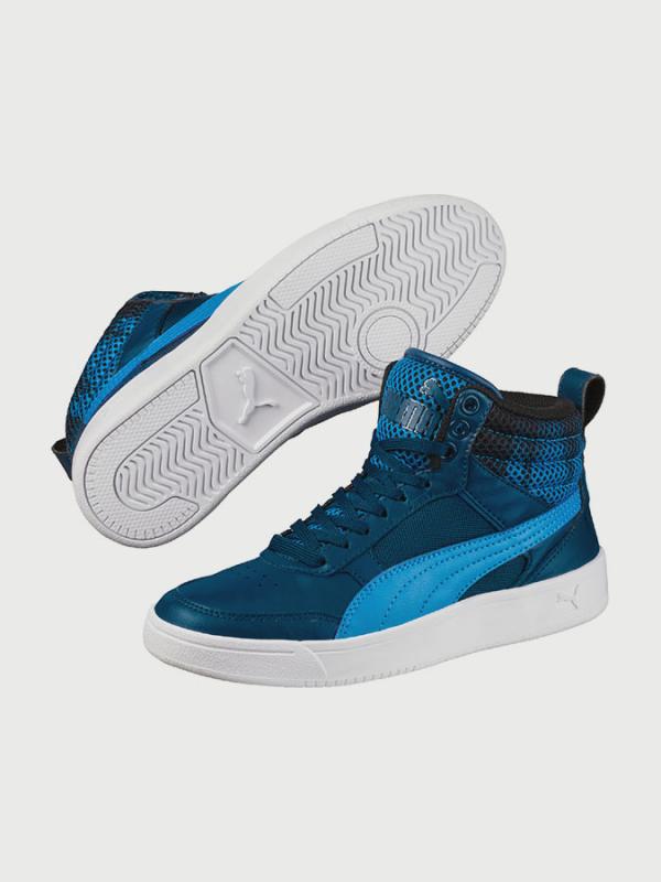 Boty Puma ReboundStreet2OxidizedJr Modrá