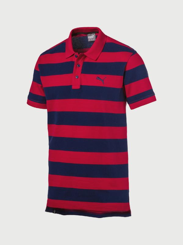 Tričko Puma ESS Striped Pique Polo Barevná