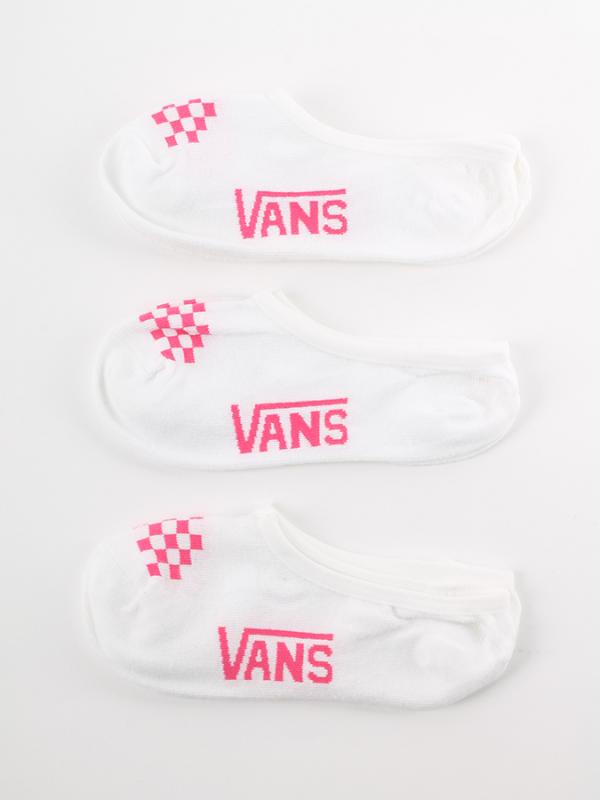 Ponožky Vans WM Basic Canoodle (White/Wild Orch) 3 Pack Bílá