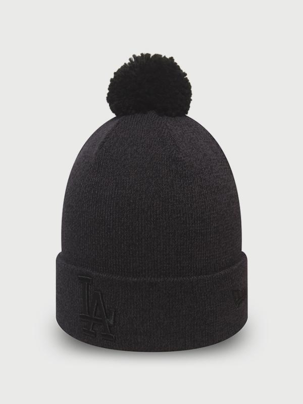 Čepice New Era W Wmn Essential Bobble Knit LOSDOD Černá