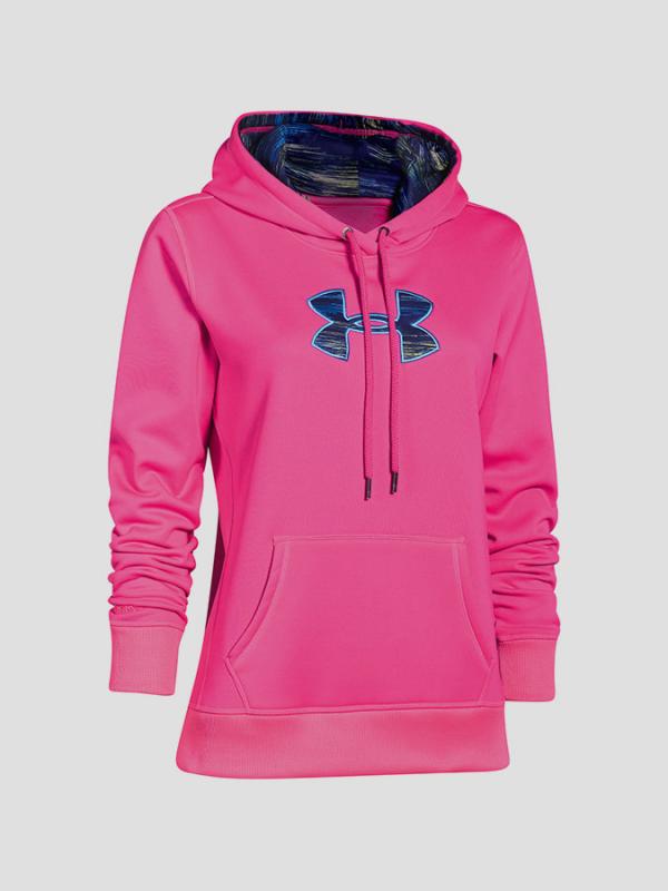 Mikina Under Armour Af Big Logo Hoody Printed Fill Barevná