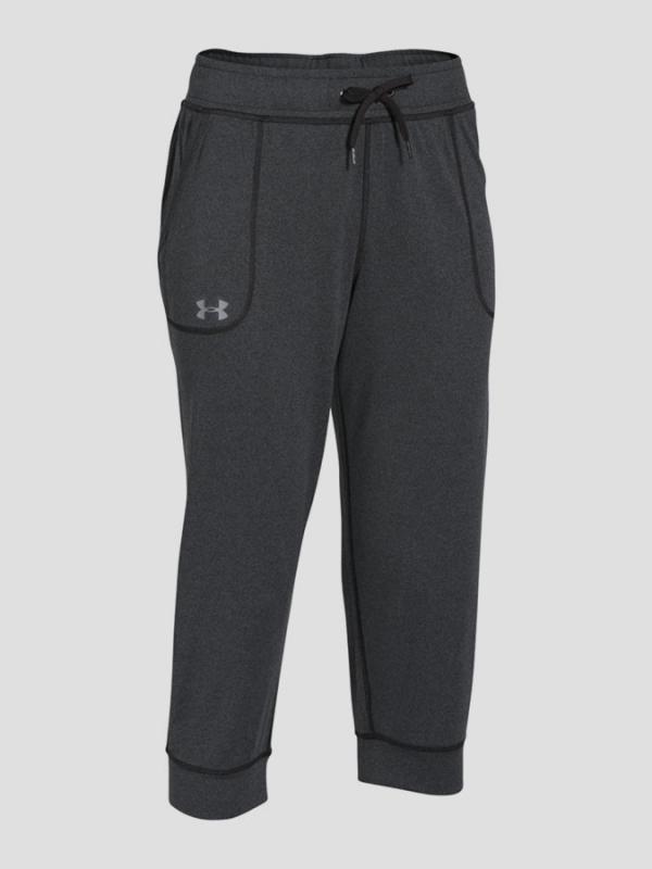 Tepláky Under Armour HeatGear Tech Capri - Solid Černá
