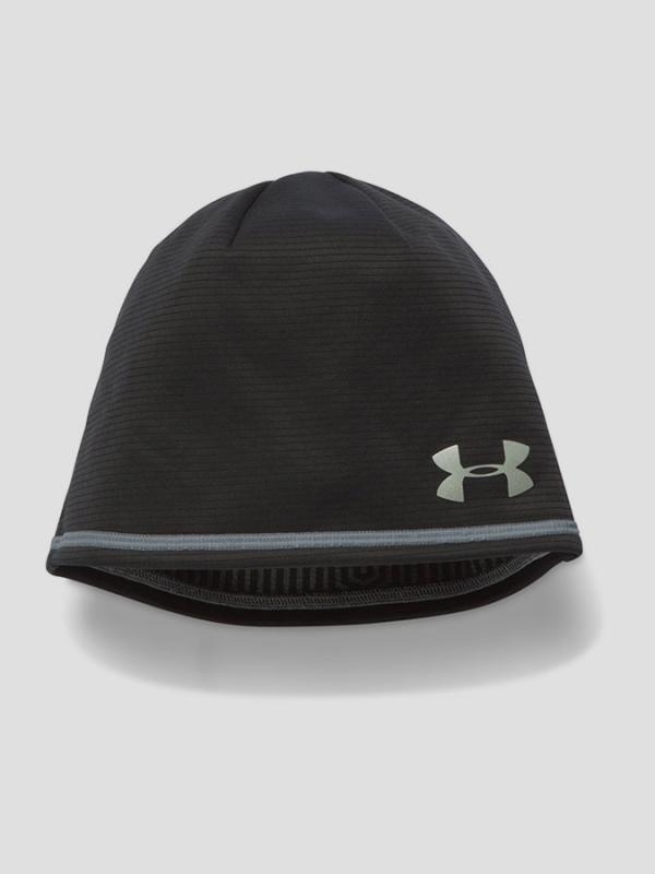 Čepice Under Armour Coldgear Men's T400 Run Beanie Černá
